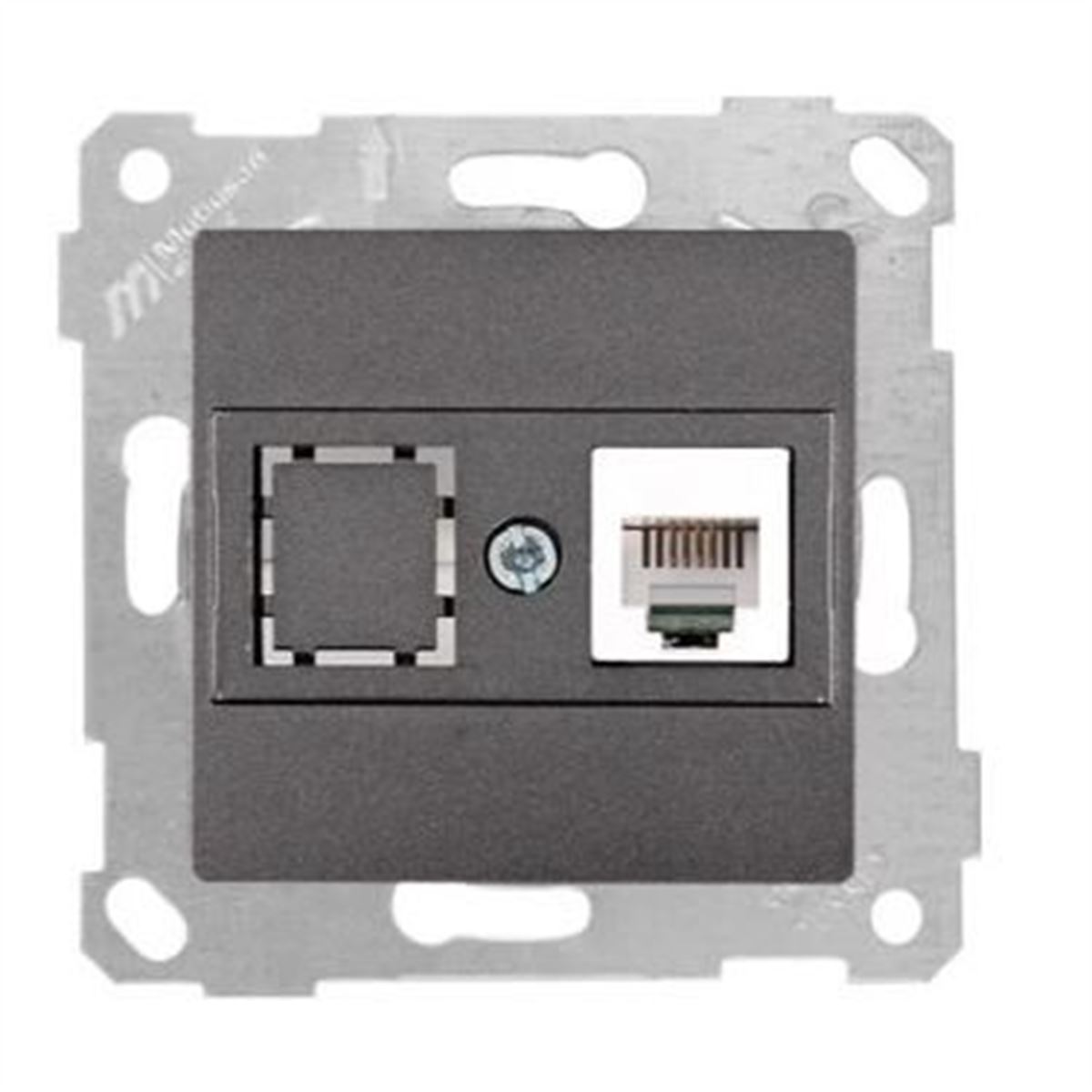 RİTA MEK TUŞ DATA PRİZİ 1*RJ45 (CAT5E) FÜME 1